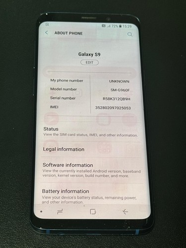 Samsung galaxy g960f - samsung,