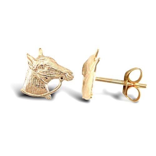 Stud earrings 9ct - earrings, gold