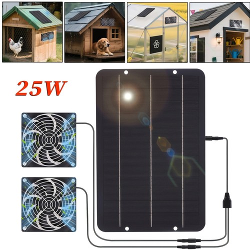 Solar powered fan - solar, 25w