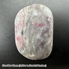 Pink Tourmaline Worry Stone