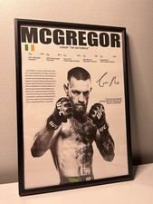 UFC Connor McGregor A4 Canvas
