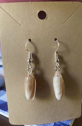 Seashell earrings new handmade - new,
