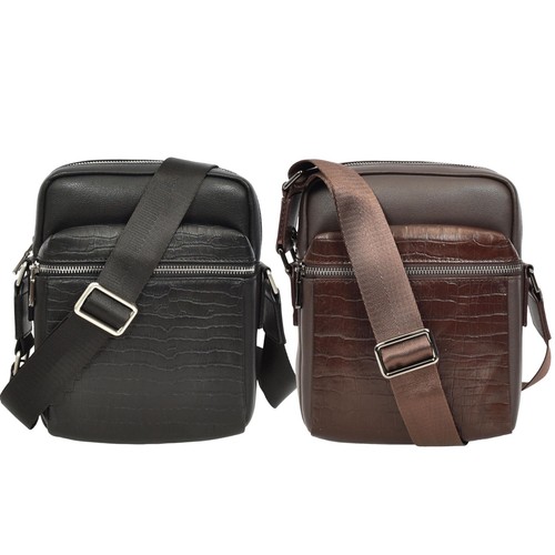 Men real croc print - real, leather