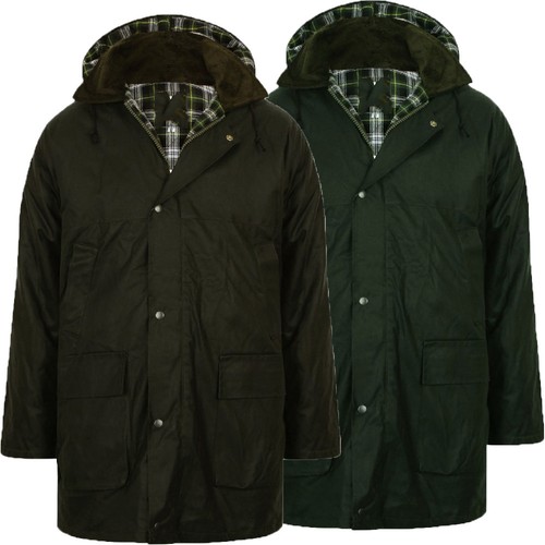 Mens country wax padded jacket - mens,