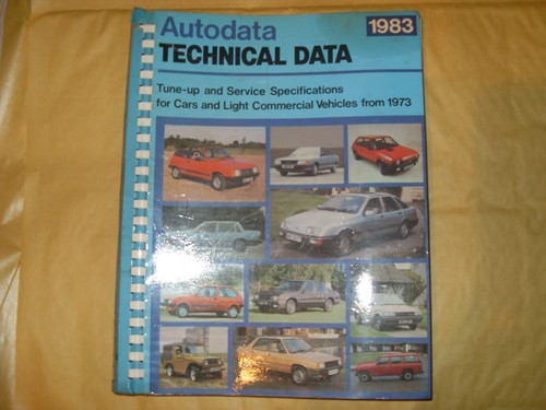 Autodata technical data 1983 - autodata,