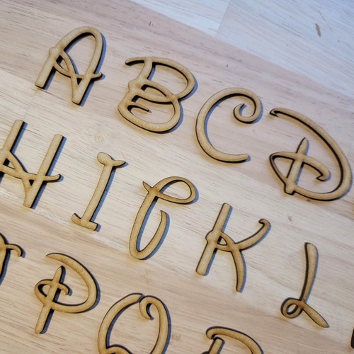 Large wooden letters mdf - wooden,