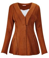 Joe Browns Women's Rust Coloured Boiled Wool Jacket - UK 12 