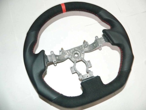 Alcantara steering wheel red - wheel,
