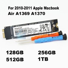 NEW 128GB 256GB 512GB 1TB SSD For MacBook Air 11" A1370 13" A1369 2010 2011