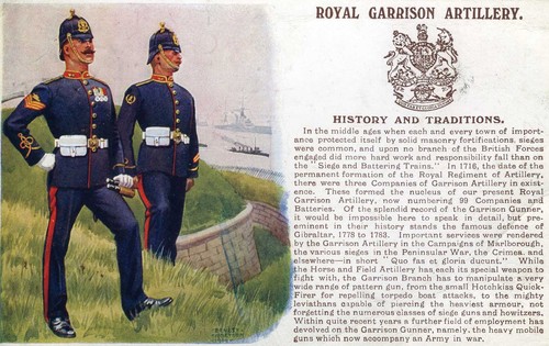 Royal garrison artillery - royal,