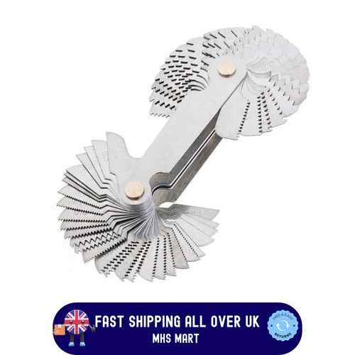Degree thread pitch gauge - pitch,