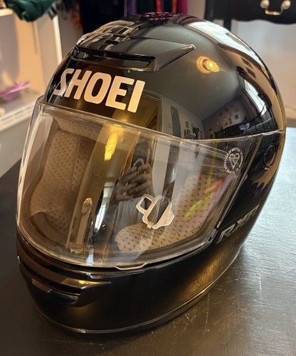 Shoei black crash - helment, size