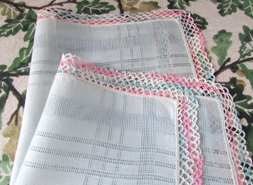 Vintage handkerchief hankie - handkerchief,