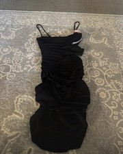 Oh Polly Black Dress Size