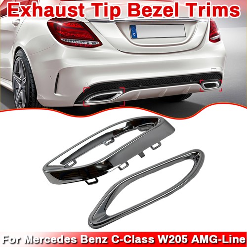 Chrome exhaust tip - chrome, tailpipe