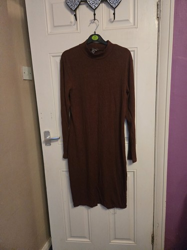 Primark brown ribbed knit - primark,