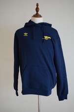 Arsenal Blue Essential football hoodie Genuine Adidas BNWT camisa futbol trikot