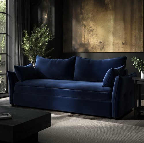 Sofa bed seater velvet - bed,