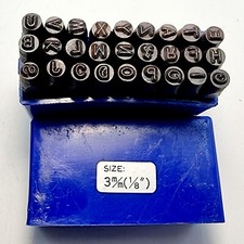 Quality 27 Letter Punch Set