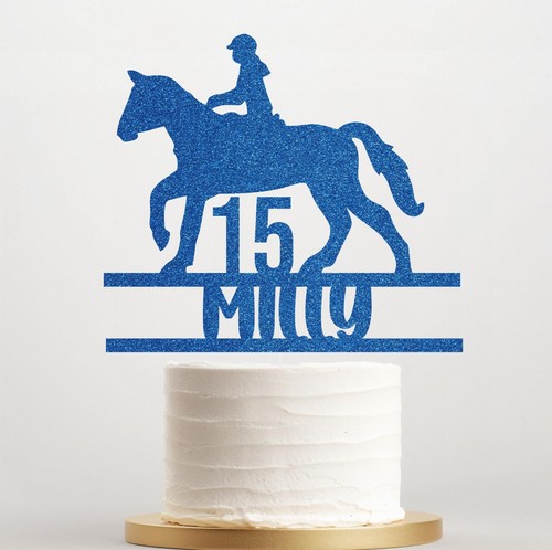 Personalised horse riding - riding, cake