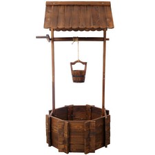 Rustic Wooden Wishing Well