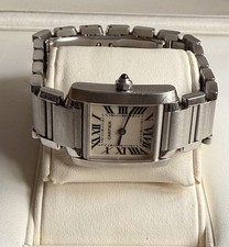 2001 CARTIER Tank Francaise 2384 Ladies Watch - Full Set 