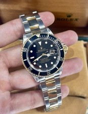 Rolex Submariner Steel And Gold Model- 16613 40mm- Box & Papers