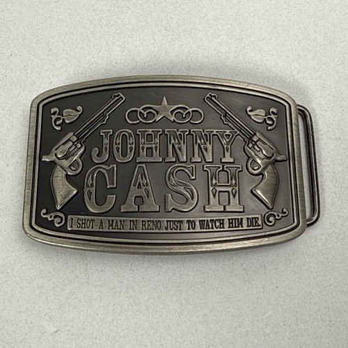 Johnny cash belt buckle - johnny,