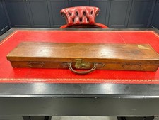 WW Greener Brown Leather Shotgun Case