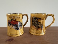 Vintage Wade England Car Mugs