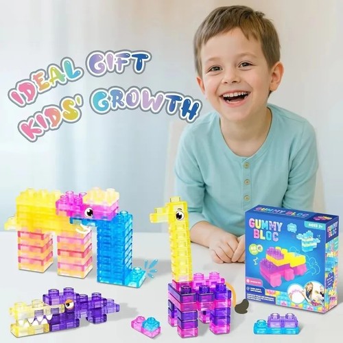 Sensory building blocks - blocks, 40pcs