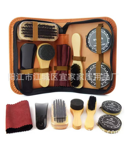 8pc shoe cleaning kit - 8pc, kit,