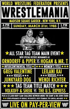 Vintage Wrestlemania Hogan &