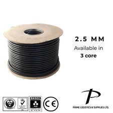 Black Flex Round cable 2 3