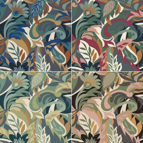Belgravia casa leaf wallpaper - leaf,