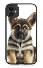 Baby Alsatian Rubber Phone