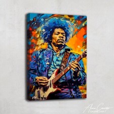 Jimi Hendrix Wall Art Canvas