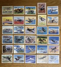 Tom Thumb History Of British Aviation Series Of 30 Cards Complete Set