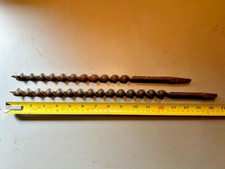 Vintage long Auger drill bits