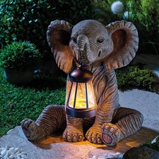 Elephant with Solar Lantern