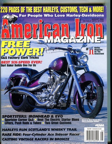 American iron magazine august - american,
