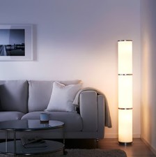 1 x IKEA VIDJA White Floor Lamp 138 cm [INC. 6  x Apple HomeKit Bulbs]