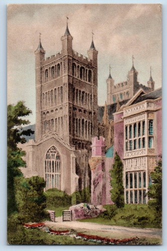 Exeter devon england postcard - devon,