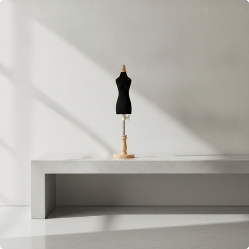 Mini dress form pin able - dress, pin-able