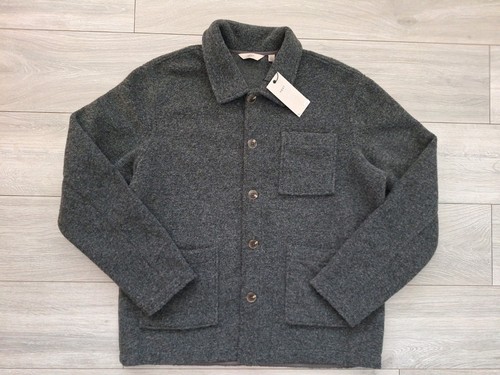 Next grey wool blend borg - next,
