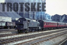 35mm Slide BR British Railway Steam Loco 6142 Class 6100 Old Oak Common 1964