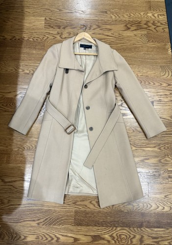 Zara camel wool blend trench - zara,