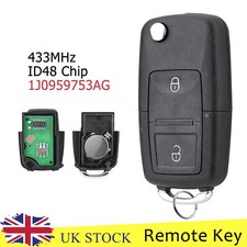 Remote Key Fob 433 ID48 For VW Transporter T5 2004 2005 2006 2007 2008 2009 2010