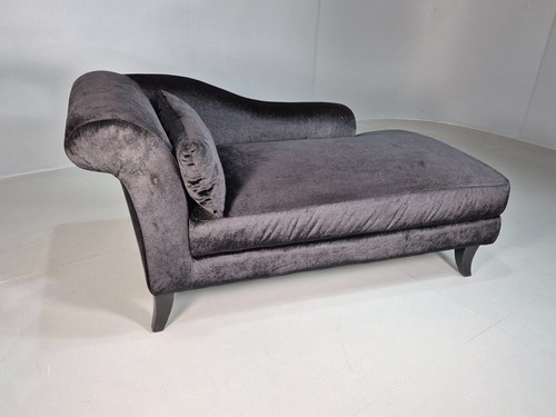 Vintage chaise lounge - lounge, black