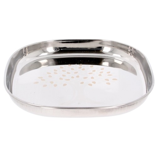 Stainless steel thali square - thali,